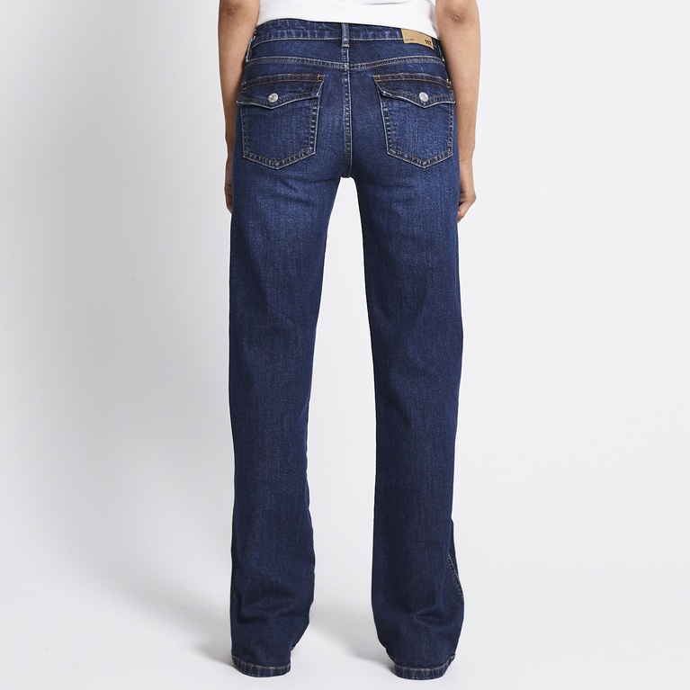 Back pocket bootcut jeans "90's Boot" Dark used